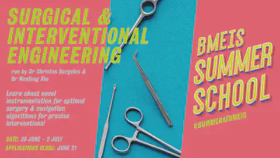 Surgical & Interventional Engineering Summer School at King's College London