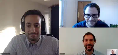 Screenshot from Luis' online PhD viva.