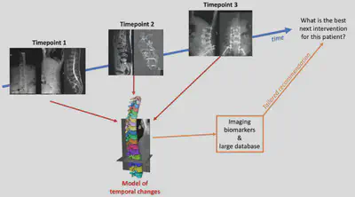 Aiming at characterising and quantifying the changes occurring in an individual’s spine over time.