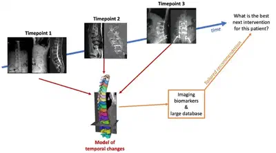 Aiming at characterising and quantifying the changes occurring in an individual’s spine over time.