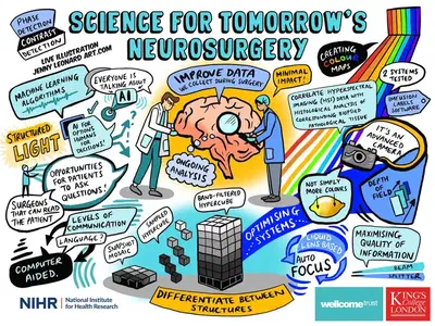 A second live scribe of the conversations between patients and researchers.